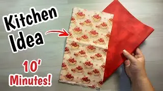 10 Minutes! KITCHEN SEWING PROJECTS   FAST AND EASY