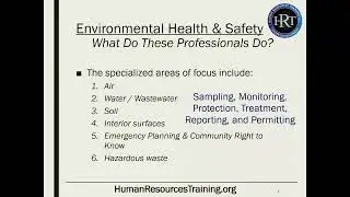 Who Are These EHS Specialists? We Already Have A Safety Officer. | Environmental Health | Workplace
