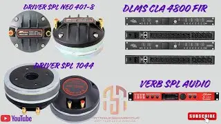 CEK SOUND MANAGEMENT CLA 4800 FIR-VERB SPL AUDIO-DRIVER TWEETER NEO DE 401-8ND-DRIVER TWEETER 1044