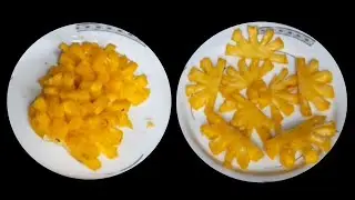 Flowers Plate Decoration Ideas | Gaya Holud's Fruits Plate Decoration | Beautiful Pineapple 🍍 Flower