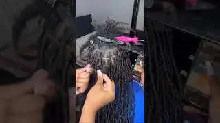 Adding faux locs over locs，the best method.