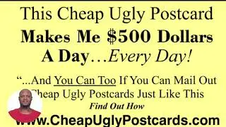 How To Work From Home Mailing Cheap Ugly Postcards in 2021 and 2022