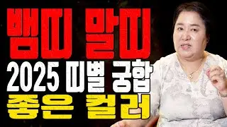 뱀띠 말띠 2025 띠별 궁합 좋은 컬러 - 대전점집 용한무당 점집추천 점집후기 홍두깨 이시안