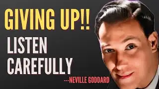 Neville Goddard - GIVING UP Shows You Are Close | Law of Assumption | Law of Attraction | #manifest