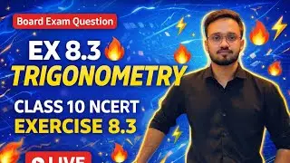 class 10th trigonometry🔥 NCERT  EX 8.3 | complete solution class 10ths maths| Raj Yadav 
