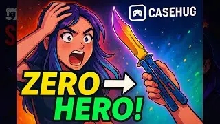 $0 to INSANE KNIFE?! The ZERO to HERO Challenge on CaseHug (2025)