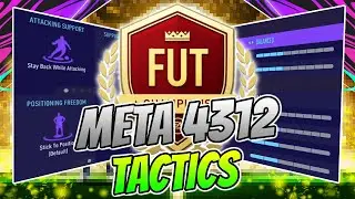 META *END GAME* 4312 CUSTOM TACTICS + INSTRUCTIONS | BEST FORMATION | FIFA 21
