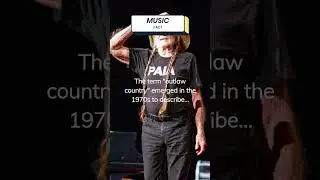 Music Fact: Outlaw Country #shorts #music #facts