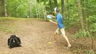 playing 27 holes at Lake Russell dgc