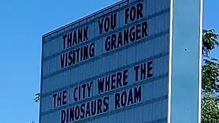 Where dinosaurs roam in Granger Washington