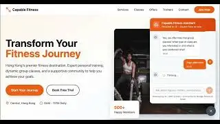 AI Chatbot & Customer Service - Fitness Gym Demo