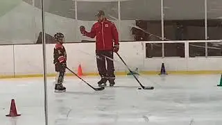 Training session with Coach Zane from STL Hockey Training