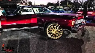 Candy Red Chevrolet Monte Carlo on Brushed Gold Face 26