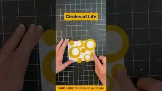Create a Card Using Your Circle Punch - its EASY! #shorts