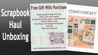 Scrapbook Haul  Unboxing