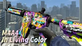 M4A4 | In Living Color Gameplay/Showcase - Snakebite Collection (CSGO Skins)