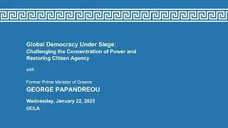 George Papandreou, Former Prime Minister of Greece, on 