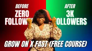 How To Grow on X Fast in 2025 (Free Course) || GROW on X FAST in 2025 with This Free Trick!