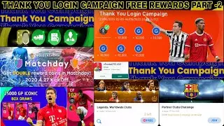 thank you login campaign free rewards | thank you login campaign pes 2021 mobile | #part2