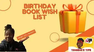 Tanesha's Tips | What's on my wishlist? Birthday Book Wish List 2026