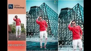 How to edit like lalit creations U2 studio Tapash editz|| how to change the photo background