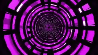 Purple HD looped 3D Animation Glowing Tunnel | Free Video Backgrounds | MD Animated Background