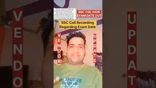 ssc cgl 2025 exam date out 🔥 Court case 😱 Vendor Change 😡 #shorts #ssc #ssccgl #abhinaymaths