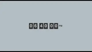 3D Flip Clock using Html CSS & jQuery | Flipclock.js