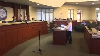 Presenting 40,000+ signatures in support of Murrieta Mayor Alan Long's leadership.