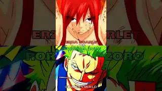 Erza Vs Zoro #anime #onepiece #fairytail #animeedit
