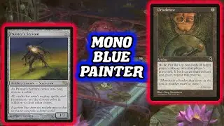MONO-BLUE PAINTER! Legacy Grindstone Artifact Combo Deck MTG