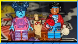 Lego Spiderman ATSV Cmf #4 Spider-Byte and Spider-Man India!!