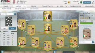 FIFA 14 (Web App) l Ultimate Team l #0 (Пилотный Выпуск)