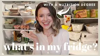 What's In My Fridge | Nutrition Degree Edition! (Celiac//Gluten-Free!)