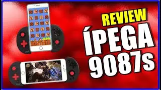 GAMEPAD ÍPEGA PG-9087S | REVIEW COMPLETO CONTROLE COM SUPORTE TELESCÓPIO JOGAR IPHONE E ANDROID