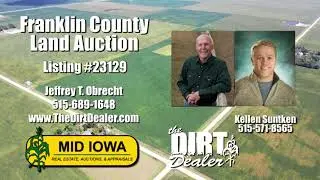 LAND AUCTION:  FRANKLIN COUNTY IOWA, 77 ACRES M/L