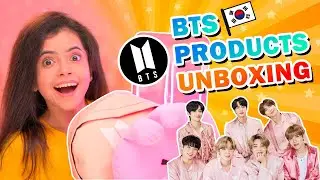 🇰🇷 🫰 *BTS* Product UNBOXING | BTS Bag 🎒 , Neon Light⚡ , Bunny 🐰 , keyring | Munna Unplugged