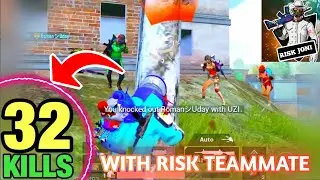 NEW BEST 32 KILLS WITH RISK TEAM POCHINKI LANDING in SEASON 19!!