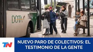 PARO DE LA UTA I El calvario de la gente al salir a la calle: 