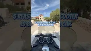 Reasons why a scooter is better than a car. #bracisland #croatia #motorcycle #scooter #top #viral