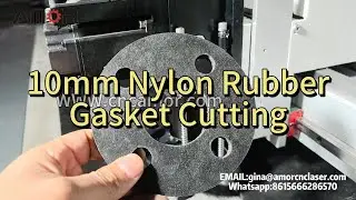 10mm Nylon Rubber Gasket Cutting Machine | Sealed Gasket cutting#rubber #gasketcutting #nylon