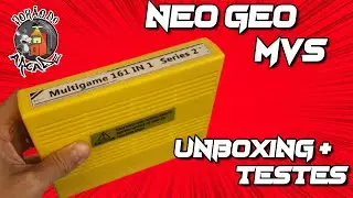 161 in 1 V2 Neo Geo MVS unboxing mais teste