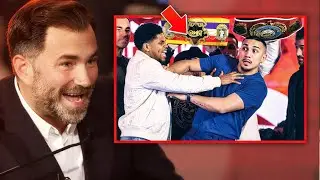 Shakur Stevenson & Teofimo Lopez ERUPT at Face Off &mdash; Security Steps In!