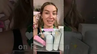 RHODE🤍 on REAL SKIN⁉️✅ #oilyskin #skincare #skintexture #rhode #skincareroutine