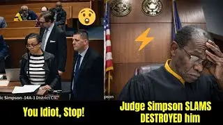 Judge Simpson SLAMS Arrogant Defendant &mdash; You Won&rsquo;t Believe What Happened! #judgesimpson