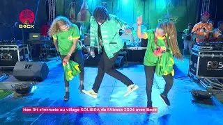 Hen Rit s'incruste au village SOLIBRA &agrave; l'Abissa 2024 avec Bock