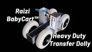 Raizi 4-Wheel Slab Dolly for Granite Marble Slab Heavy Duty Transfer Dolly