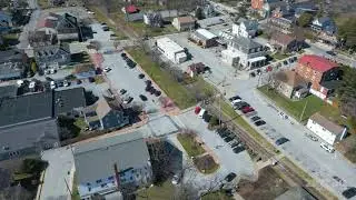 Captivating Aerial Views | Explore Downtown West Grove, PA from Above!