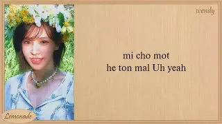 Red Velvet Bubble Easy Lyrics