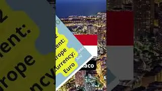 Smallest countries in the World. Monaco. #education  #education #geography #popular